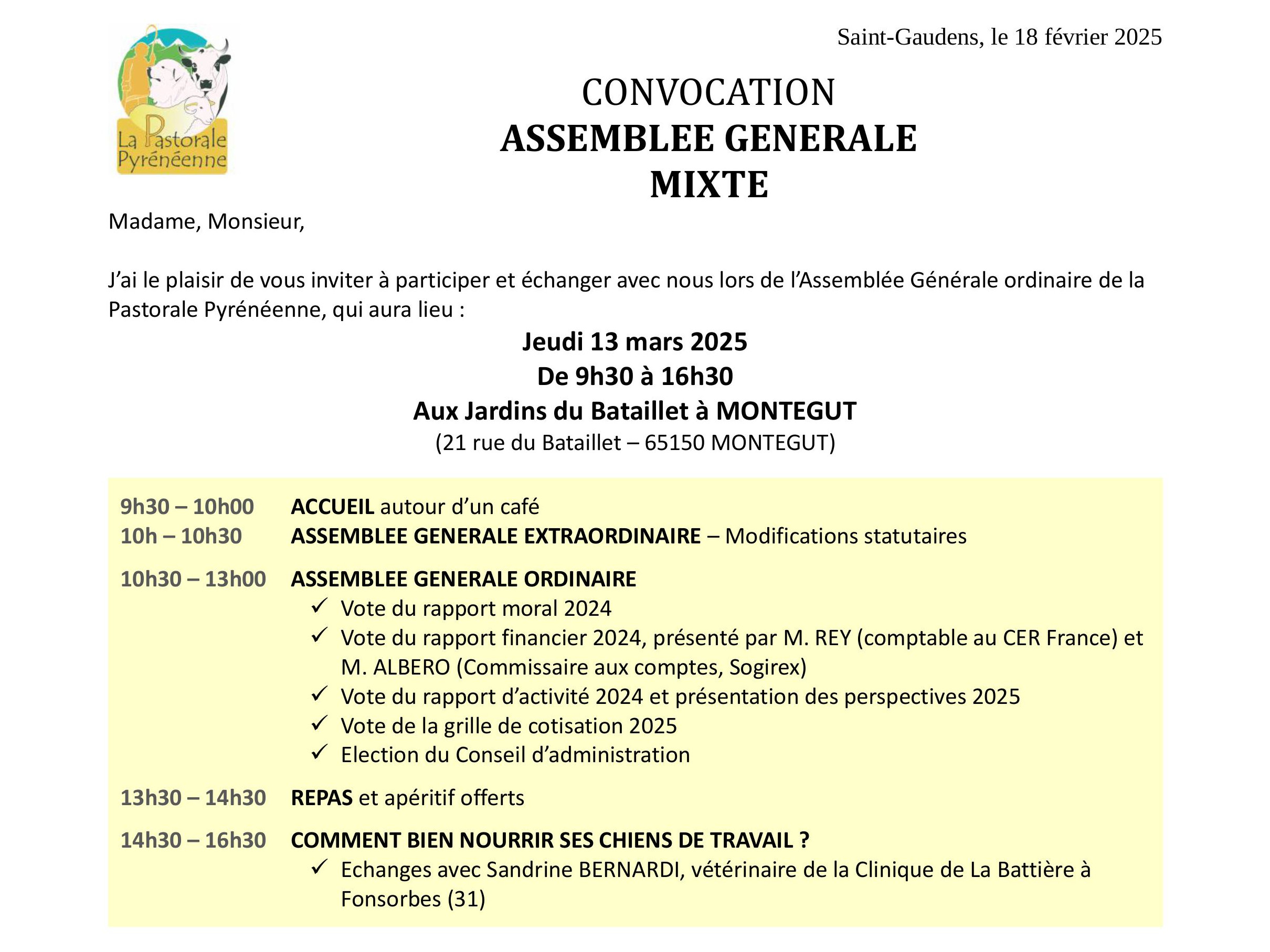 Assemblée Générale 2025