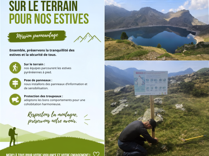 Mission de Panneautage en estive
